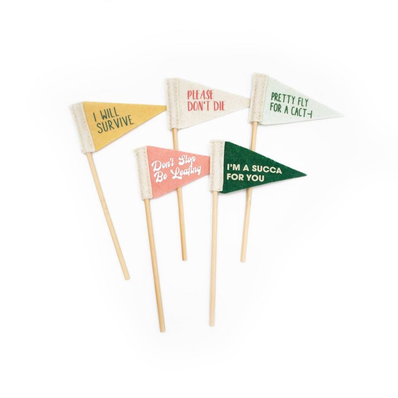 slide 1 of 4, NPW Plant Flags Lawn Decor, 1 ct