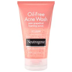 Neutrogena Oil-Free Acne Face Scrub, Salicylic Acid & Vitamin C, 4.2 fl. oz