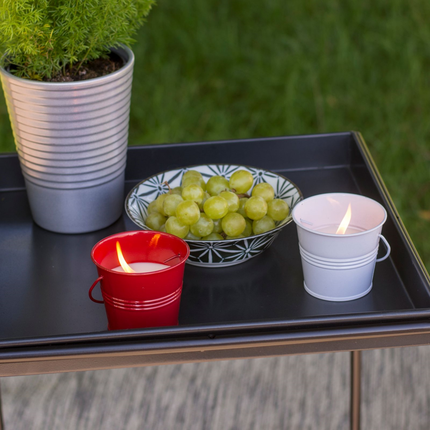 slide 3 of 4, Tiki Mini Citronella Wax Bucket, 3 ct; 4 oz