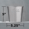 slide 4 of 5, Tiki Citronella Wax Outdoor Candle with Galvanized Bucket, 17 oz