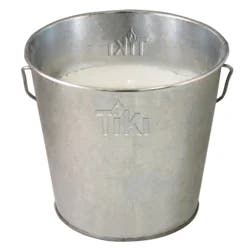 Tiki Citronella Wax Outdoor Candle with Galvanized Bucket