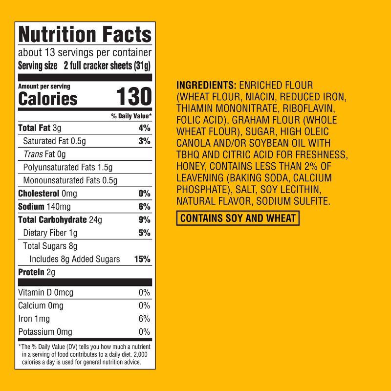 slide 5 of 5, Honey Graham Crackers - 14.4oz - Favorite Day™, 14.4 oz