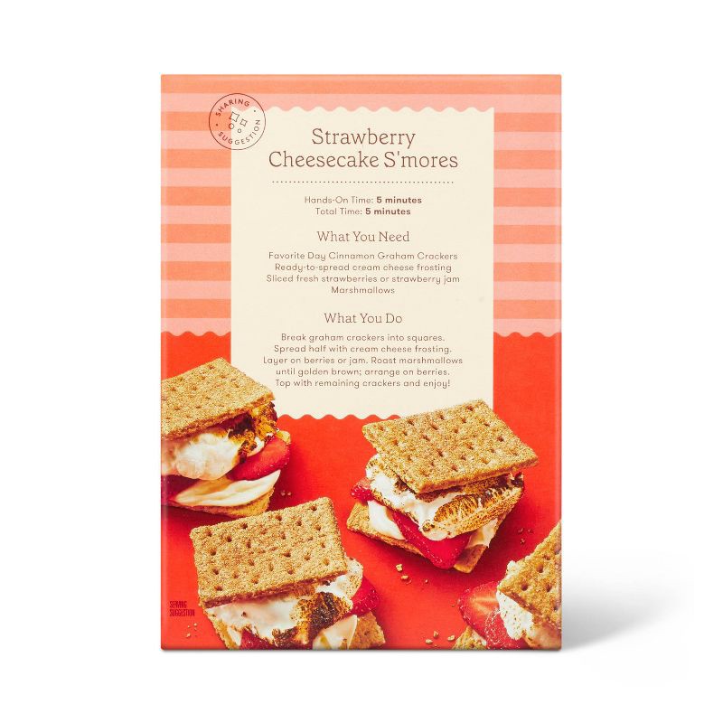 slide 4 of 4, Cinnamon Graham Crackers - 14.4oz - Favorite Day™, 14.4 oz