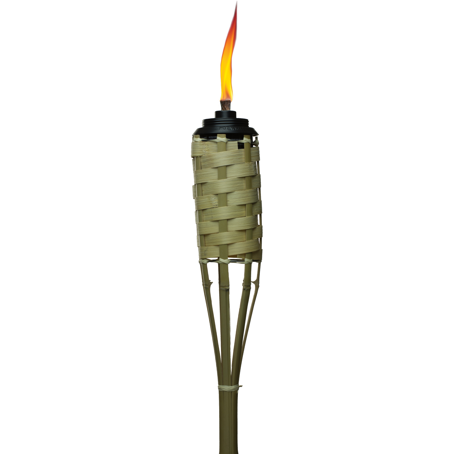 slide 1 of 3, Tiki Luau Bamboo Torch Natural - TIKI, 1 ct