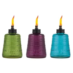 Tiki Carnival Glass Table Torch