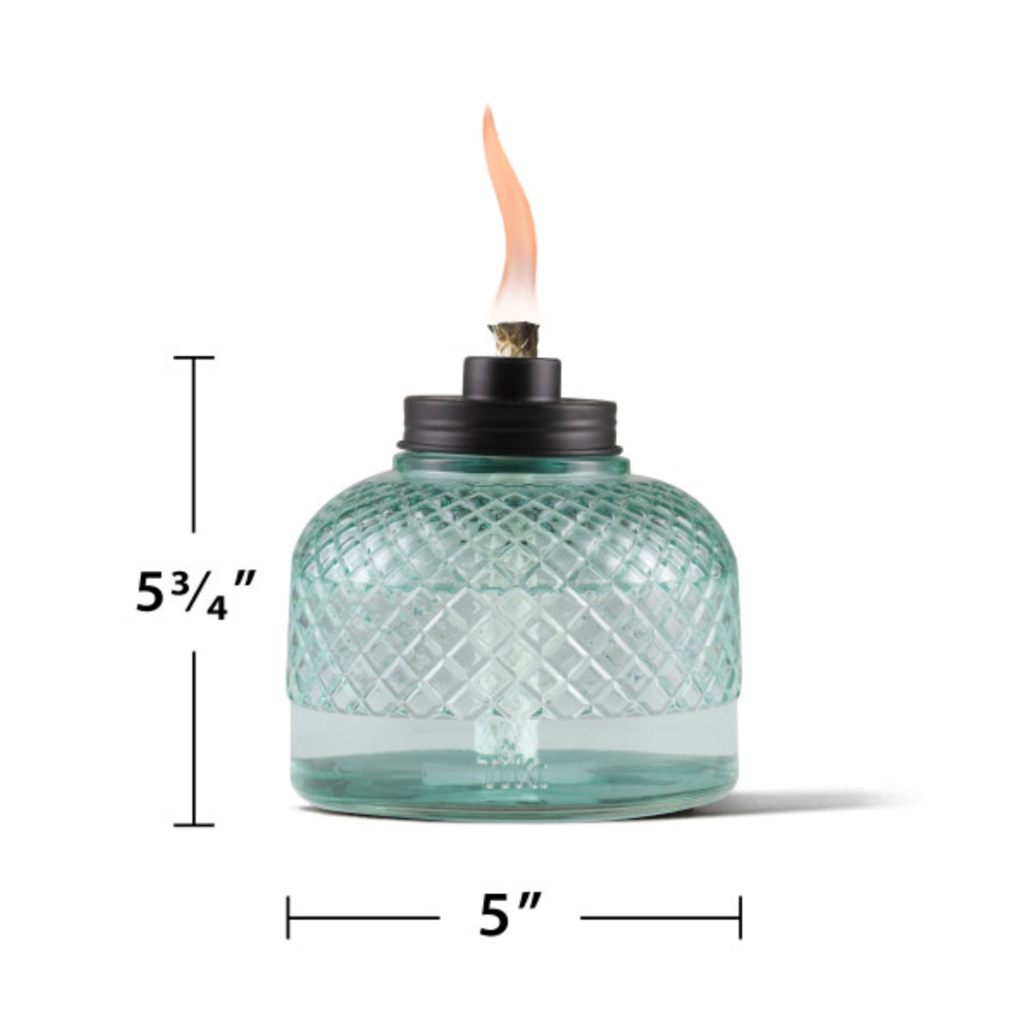 slide 2 of 2, Tiki Large Table Top Studded Glass Oil Lamp - Blue - TIKI, 1 ct