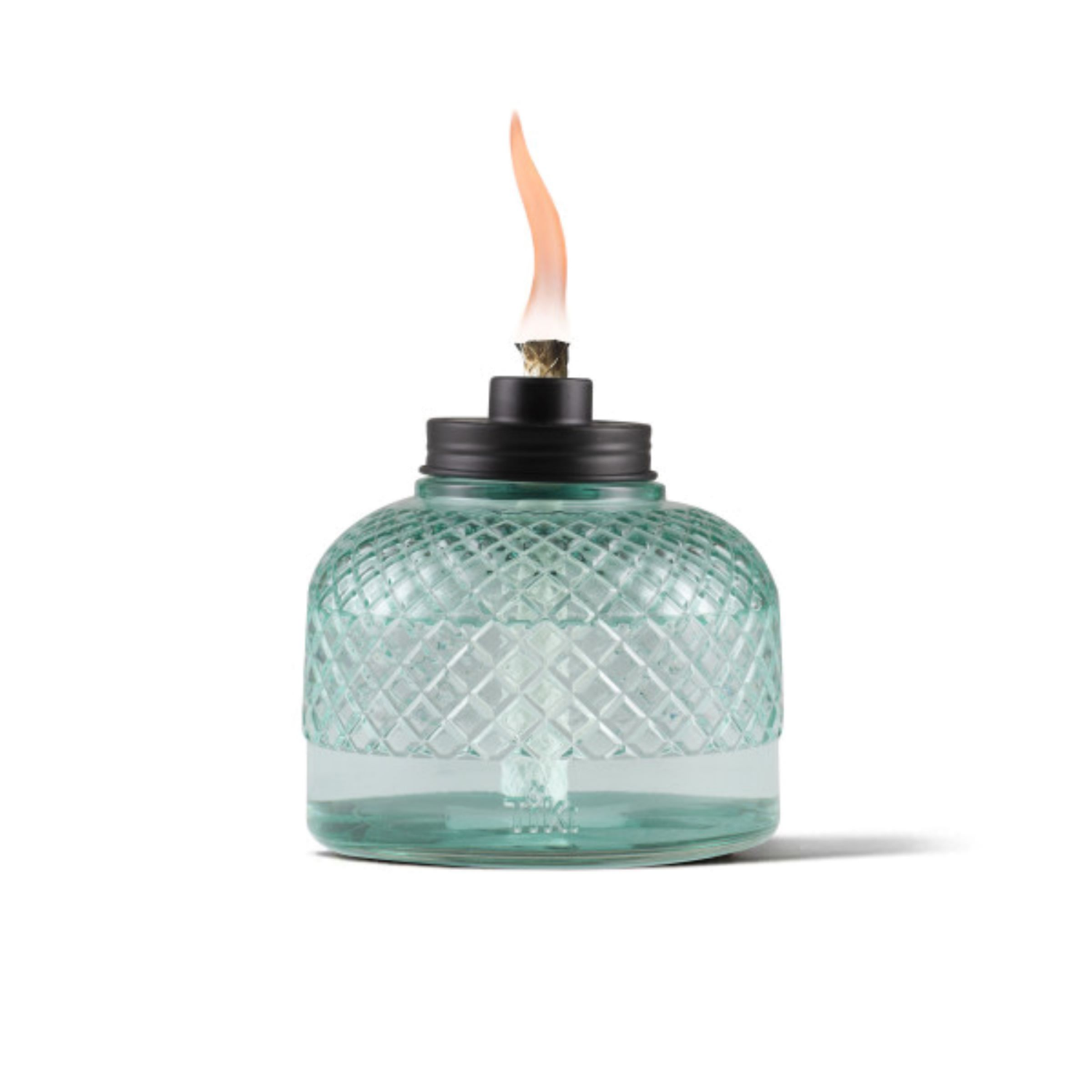 slide 1 of 2, Tiki Large Table Top Studded Glass Oil Lamp - Blue - TIKI, 1 ct