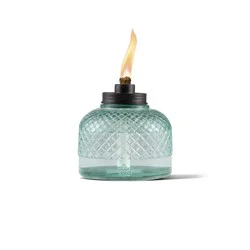 TIKI Studded Glass Table Torch