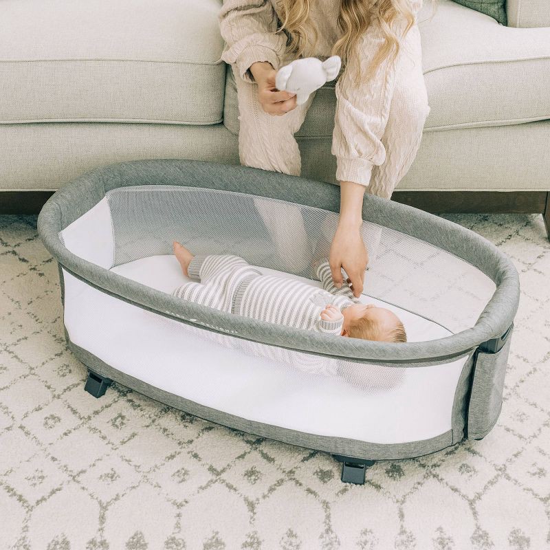 slide 5 of 9, Baby Delight Beside me Nova Deluxe Bedside Bassinet, 1 ct