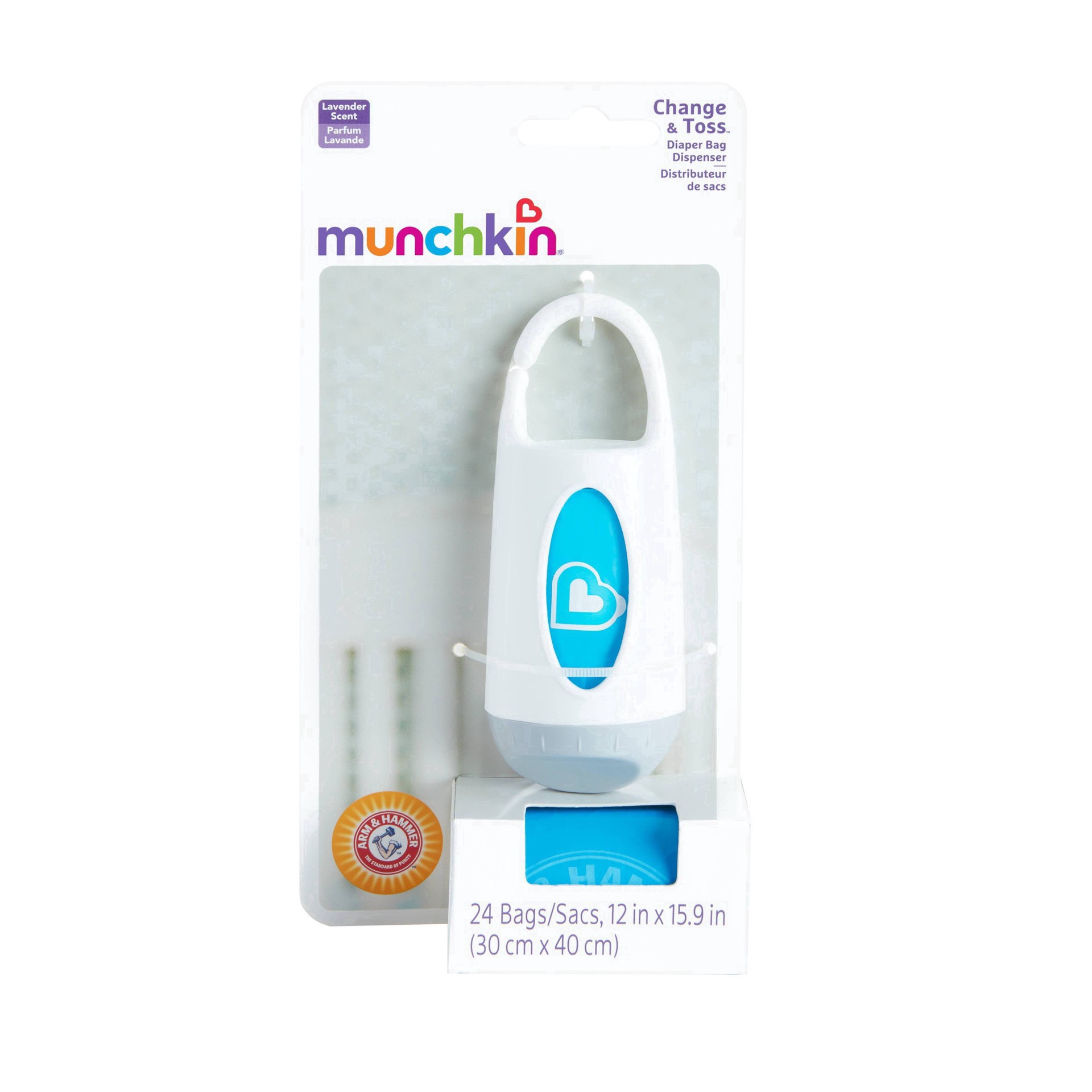 slide 33 of 51, Munchkin Arm & Hammer Diaper Bag Dispenser & Bags - Colors May Vary, 1 ct