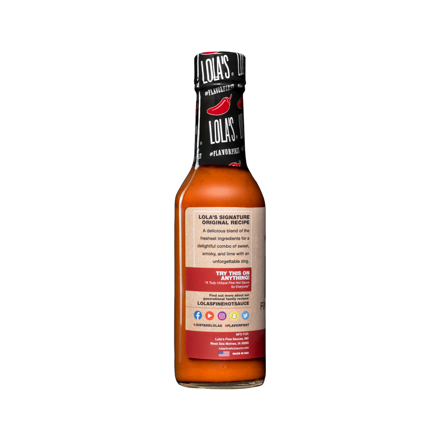 slide 3 of 5, Lola's Fine Original Hot Sauce 5 fl oz, 5 fl oz