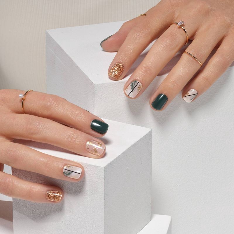 slide 2 of 7, Dashing Diva Glaze Design Nail Art - Abstract Ivy - 32ct, 32 ct