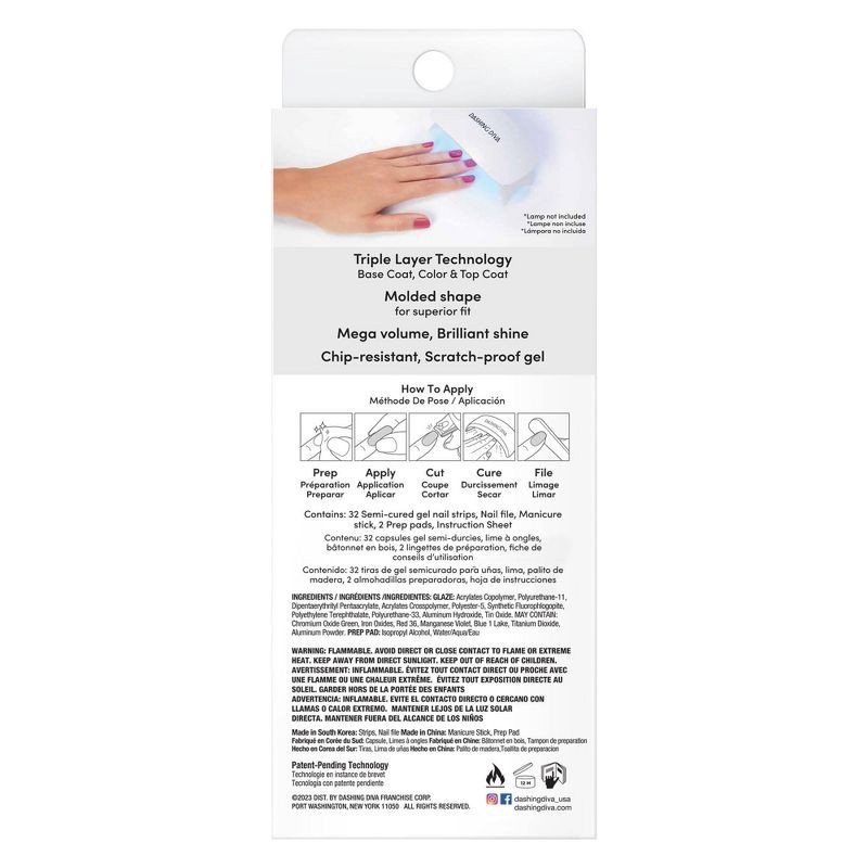 slide 7 of 7, Dashing Diva Glaze Design Nail Art - Abstract Ivy - 32ct, 32 ct