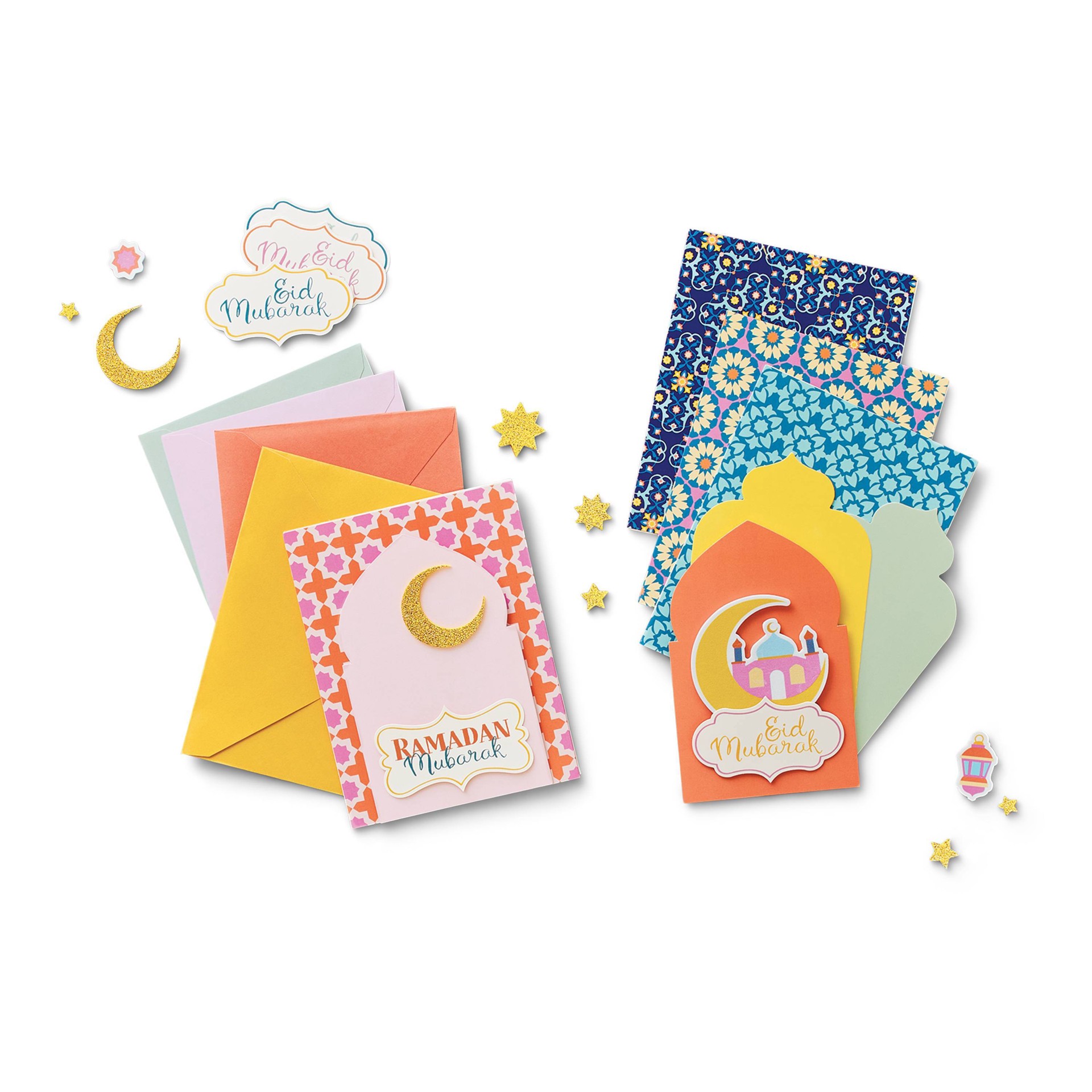 slide 3 of 4, Create-Your-Own Ramadan Card Kit - Mondo Llama, 1 ct