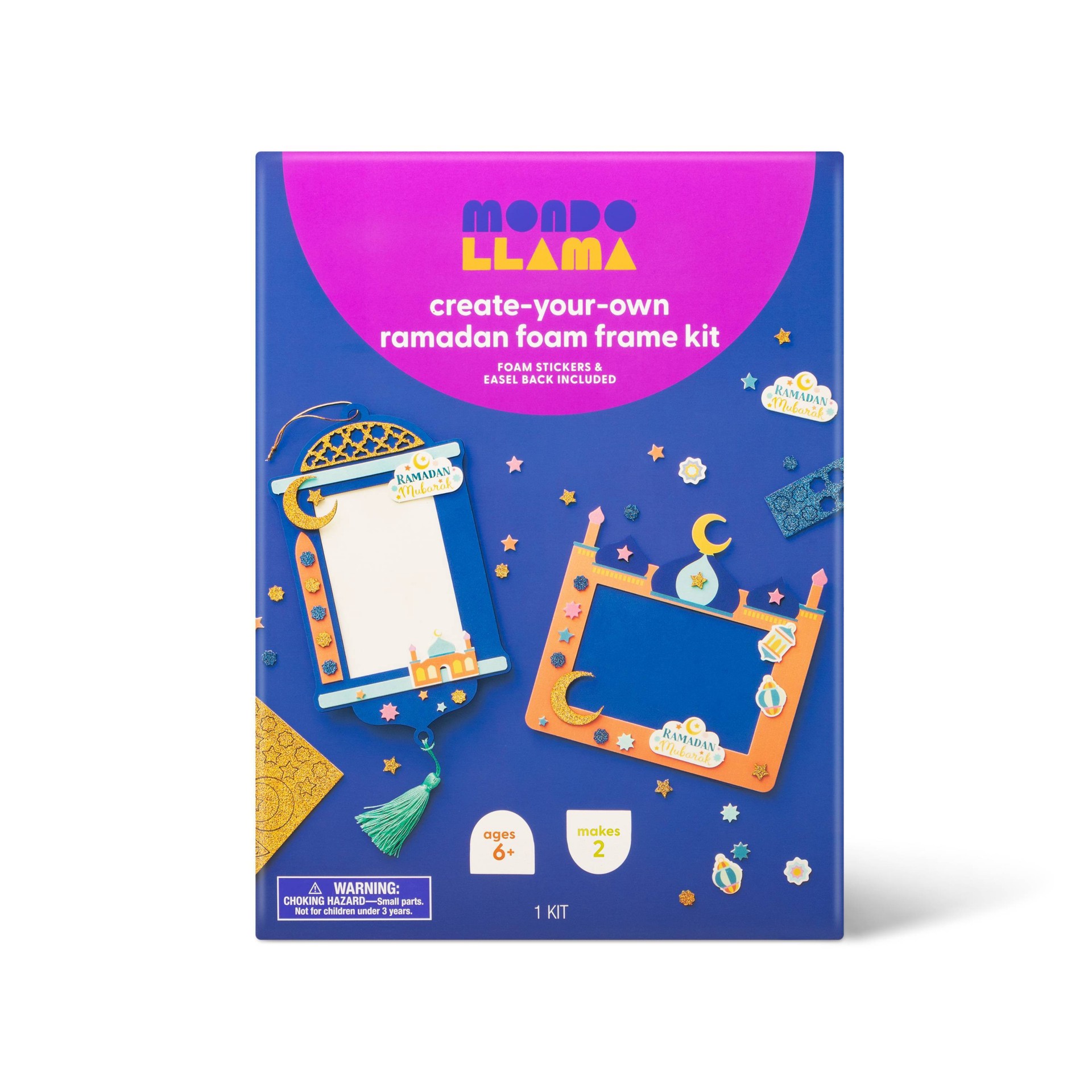 hapitanmama 様BORDER FREE 4本セット Create-Your-Own Ramadan Foam Frame Kit - Mondo Llama | Shipt