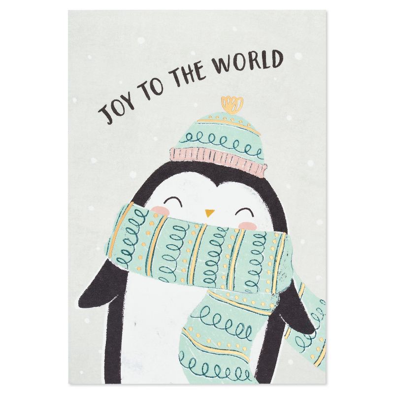 slide 4 of 5, Carlton Cards Joy To The World Christmas Card, 1 ct