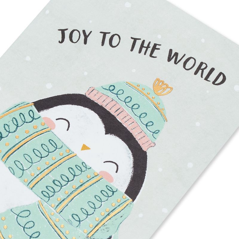 slide 5 of 5, Carlton Cards Joy To The World Christmas Card, 1 ct