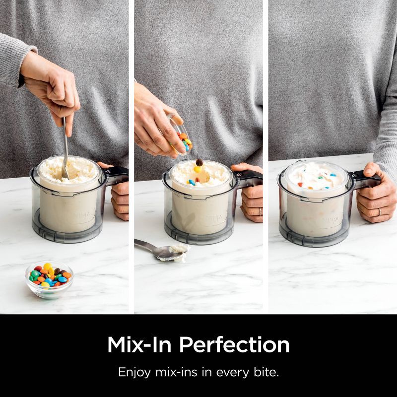 slide 10 of 10, Ninja 2pc Creami Pints and Colored Lids XSKPLID2CD: BPA-Free Food Storage, Dishwasher-Safe, Lime & Aqua, 2 ct