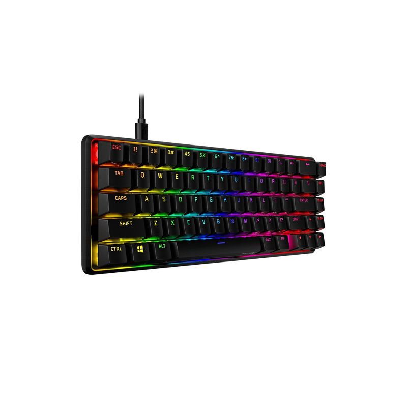 slide 5 of 18, HyperX Alloy Origins 65 Mechanical Gaming Keyboard for PC: RGB Lighting, USB-A Connection, 1 ct