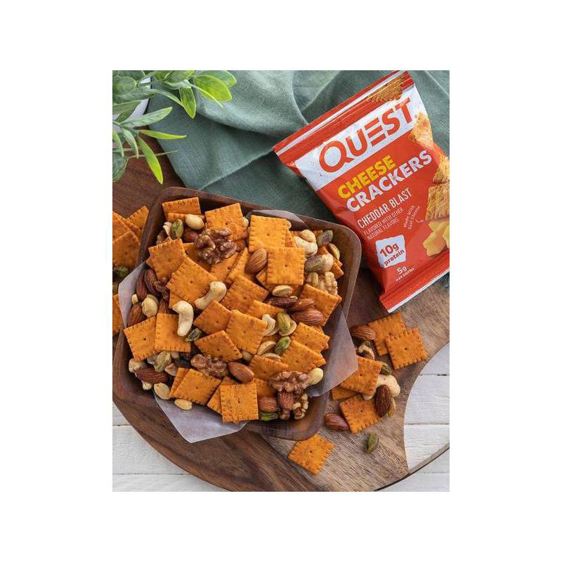 slide 5 of 5, Quest Nutrition Cheese Crackers - Cheddar Blast - 4.23oz, 4.23 oz