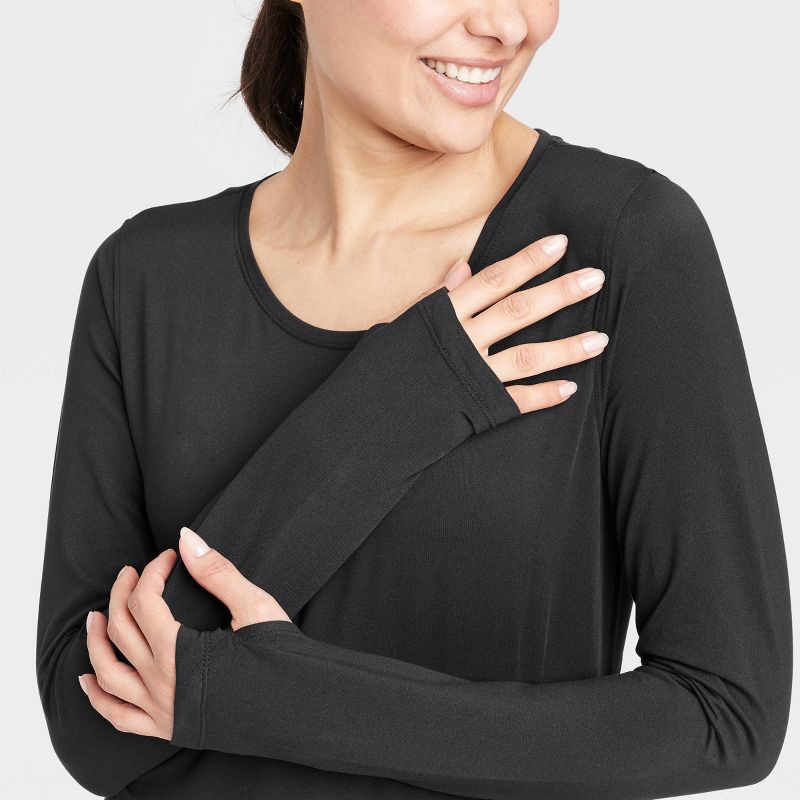 Women's Essential Crewneck Long Sleeve T-Shirt - All in Motion