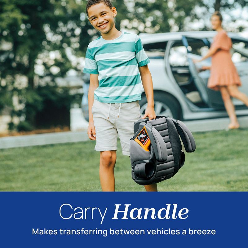 slide 4 of 8, Chicco GoFit ClearTex Backless Booster Car Seat - Shadow, 1 ct