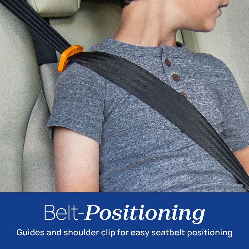 slide 6 of 8, Chicco GoFit ClearTex Backless Booster Car Seat - Shadow, 1 ct