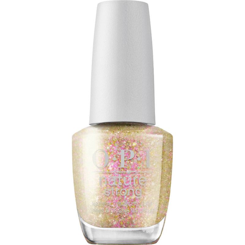 slide 1 of 5, OPI Nature Strong Nail Polish - Mindfull of Glitter - 0.5 fl oz, 0.5 fl oz