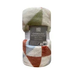 HD Designs Oversized Quilted Geo Throw