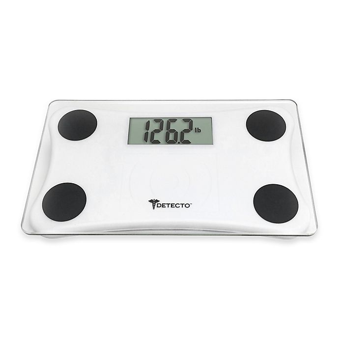 slide 1 of 1, Detecto Glass LCD Digital Scale, 1 ct