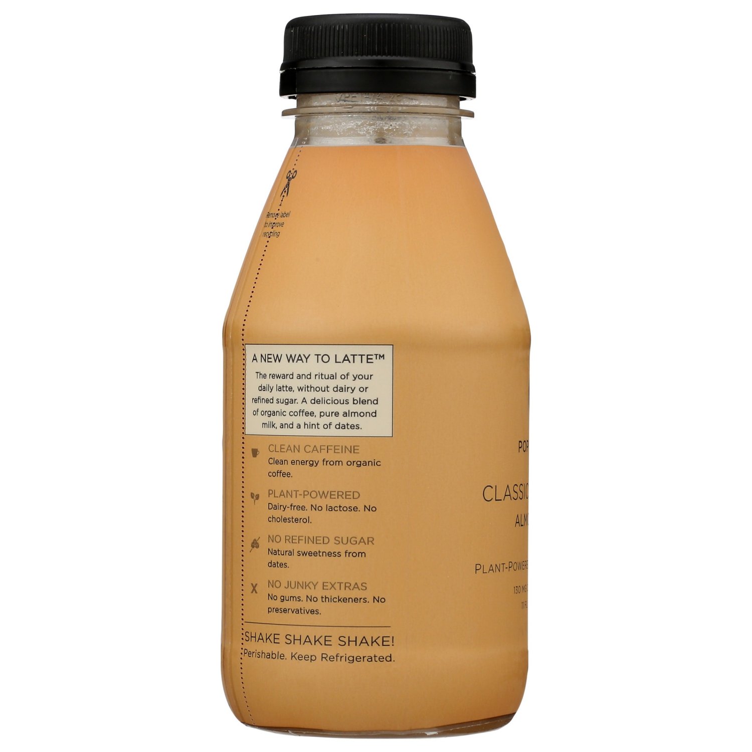 slide 3 of 3, Pop & Bottle Classic Cold Brew Almond Latte - 11 fl oz, 11 fl oz