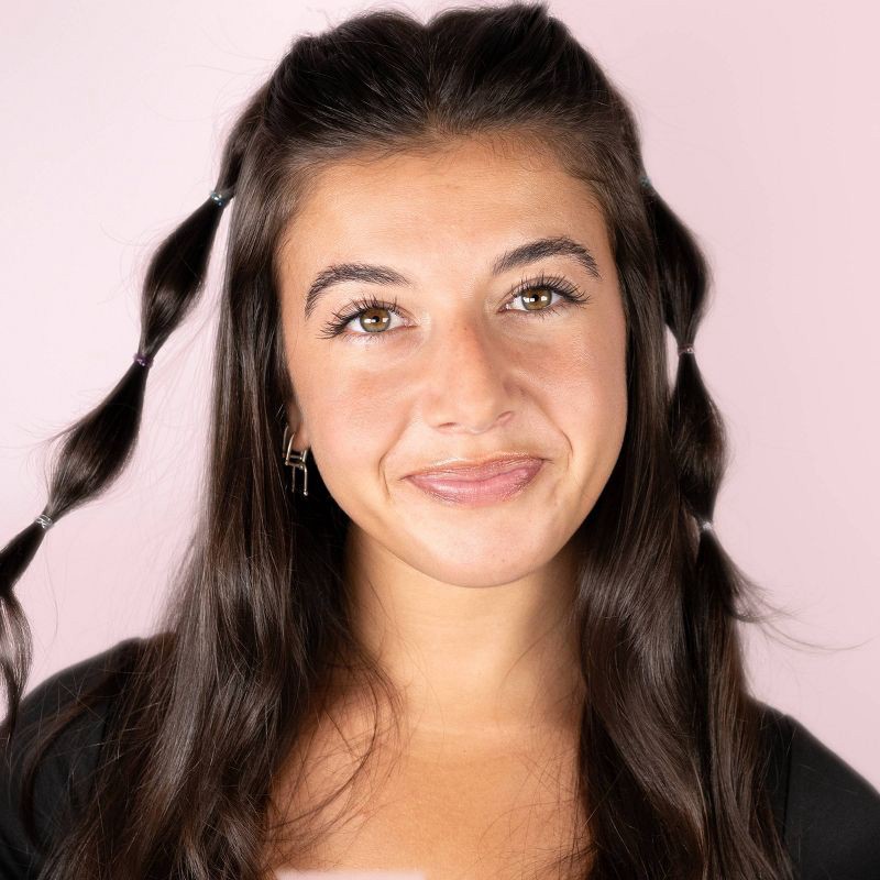 slide 2 of 5, scunci scünci Glitter Polyband Elastics Hair Ties - Assorted Colors - 500pcs, 500 ct