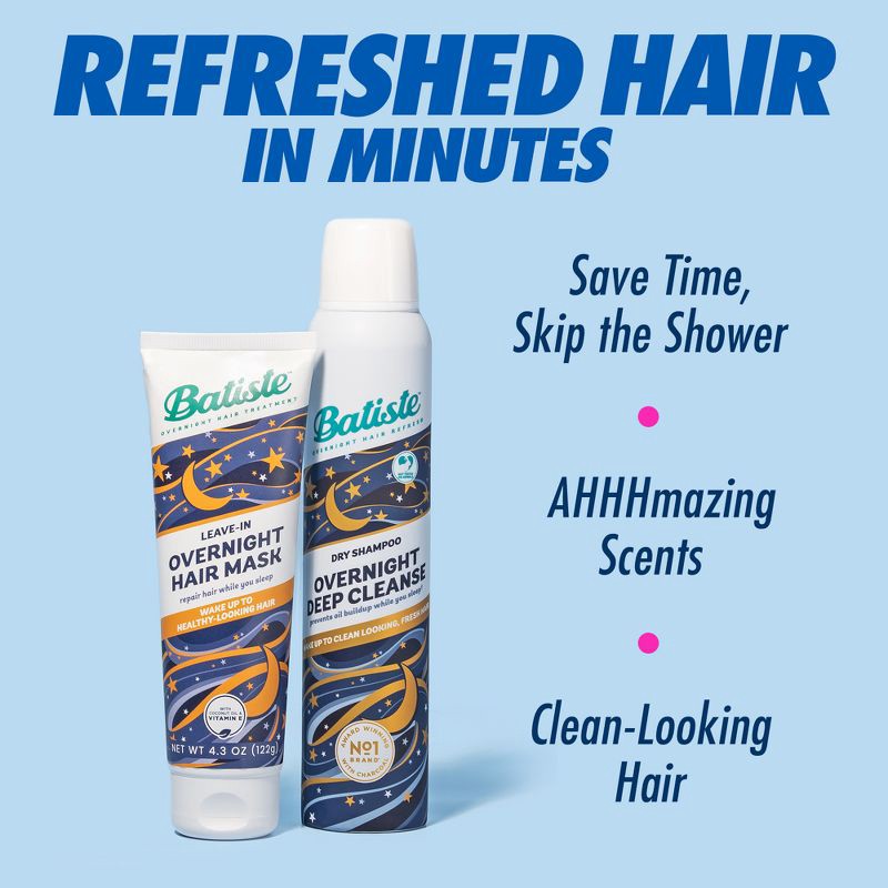 slide 7 of 10, Batiste Overnight Deep Cleanse Dry Shampoo - 3.81oz, 3.81 oz