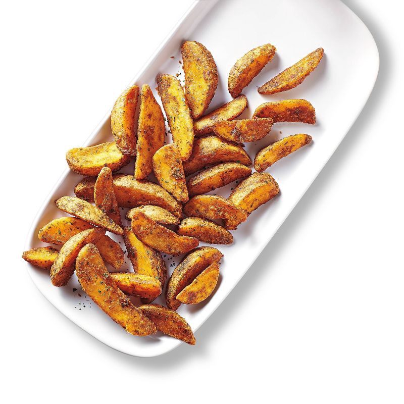 slide 2 of 3, Frozen Seasoned Crispy Potato Wedges - 16oz - Good & Gather™, 16 oz