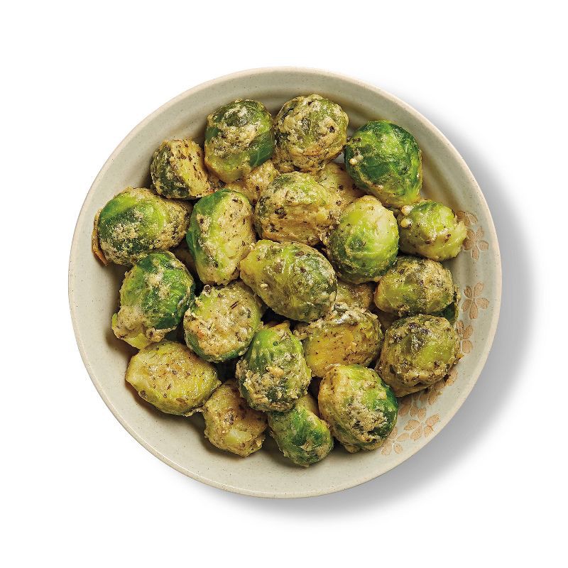 slide 2 of 3, Frozen Seasoned Brussel Sprouts with Regato Cheese - 14oz - Good & Gather™, 14 oz