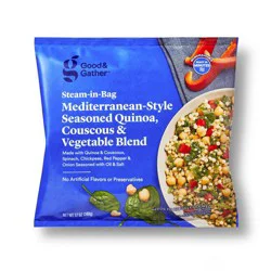 Frozen Mediterranean-Style Seasoned Quinoa, Couscous & Vegetable Blend - 12oz - Good & Gather™