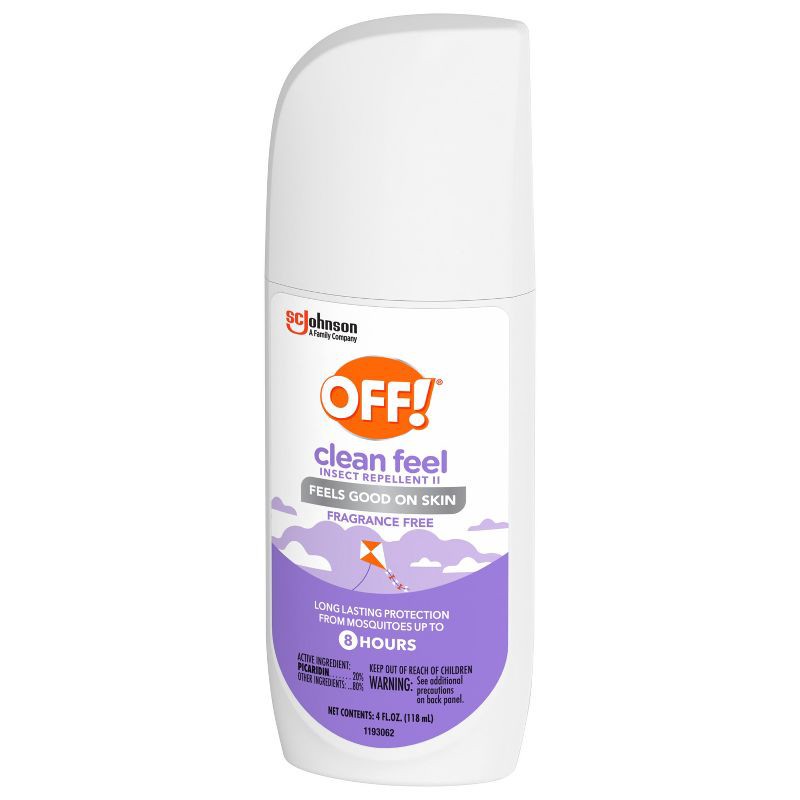 slide 12 of 13, OFF! Clean Feel Mosquito Repellent Picaridin DEET-free Bug Spray - 4oz, 4 oz