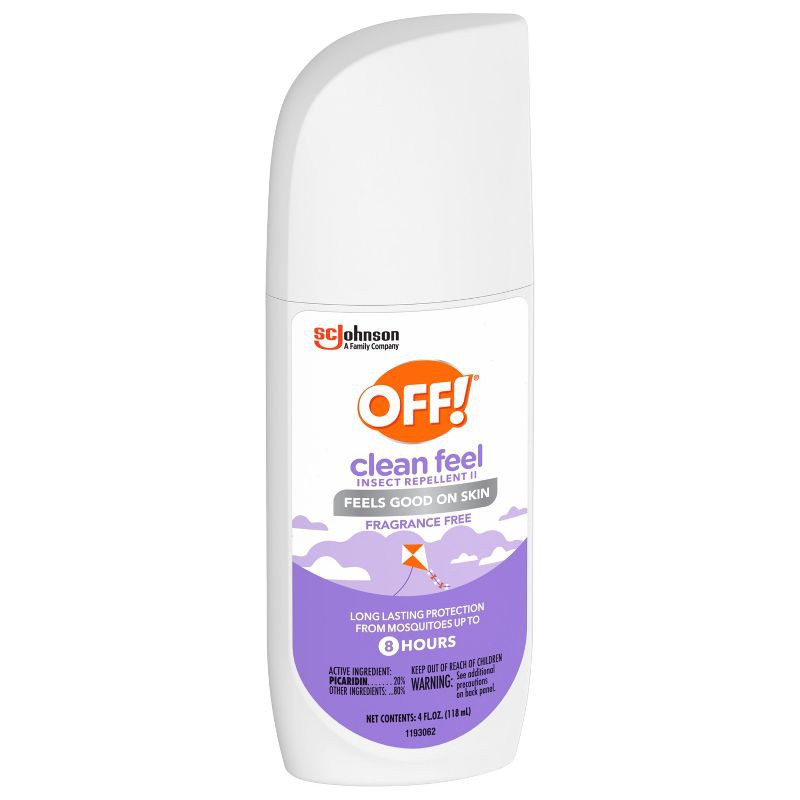 slide 13 of 13, OFF! Clean Feel Mosquito Repellent Picaridin DEET-free Bug Spray - 4oz, 4 oz