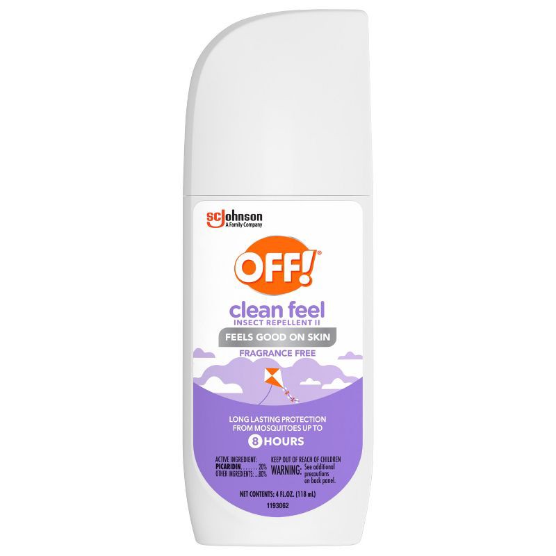 slide 10 of 13, OFF! Clean Feel Mosquito Repellent Picaridin DEET-free Bug Spray - 4oz, 4 oz