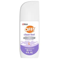 OFF! Clean Feel Mosquito Repellent Picaridin DEET-free Bug Spray - 4oz