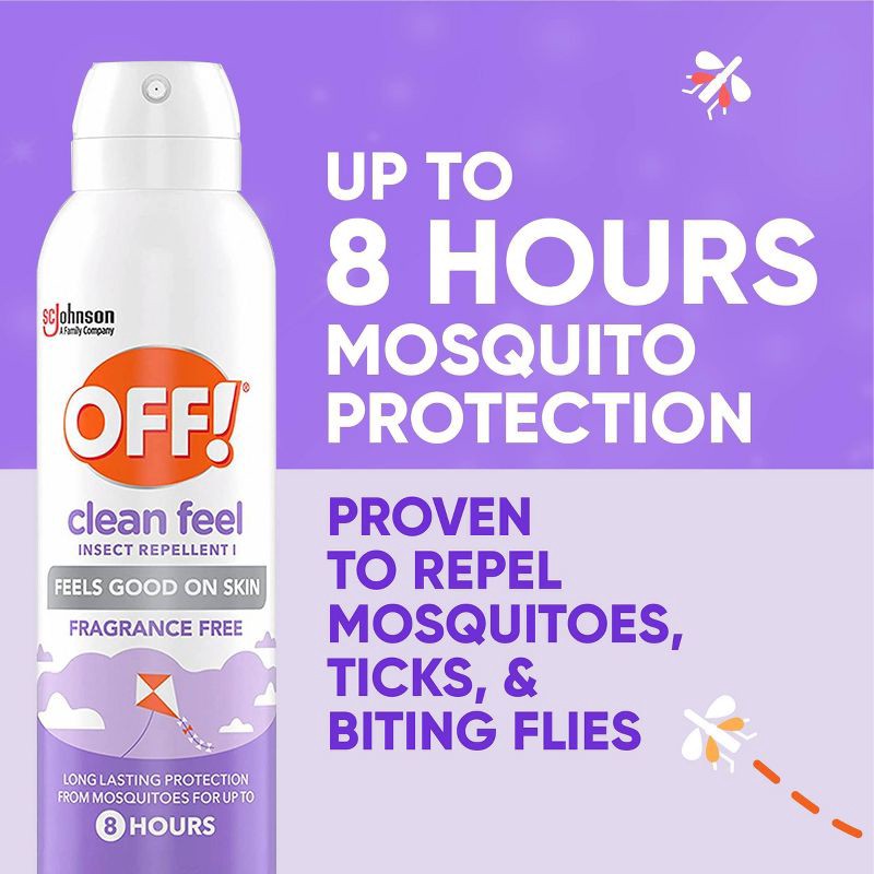 slide 2 of 14, OFF! Clean Feel Mosquito Repellent Picaridin DEET-free Bug Spray - 5oz, 5 oz