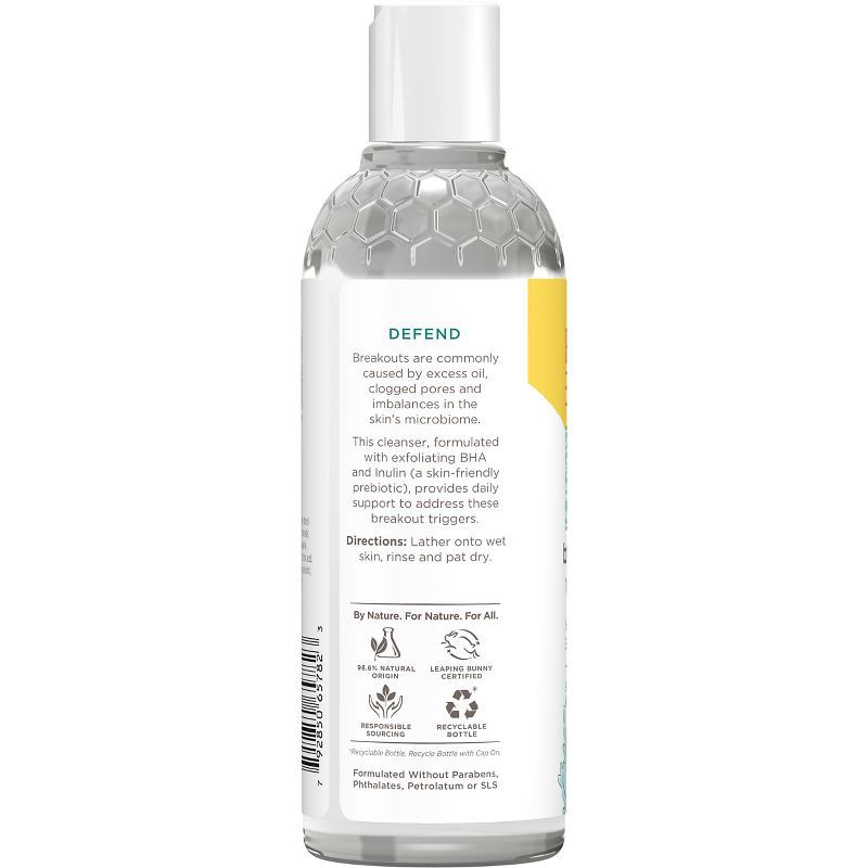 slide 4 of 6, Burt's Bees Burt’s Bees Clear and Balanced Breakout Defense Foaming Face Wash - Unscented - 8 fl oz, 8 fl oz