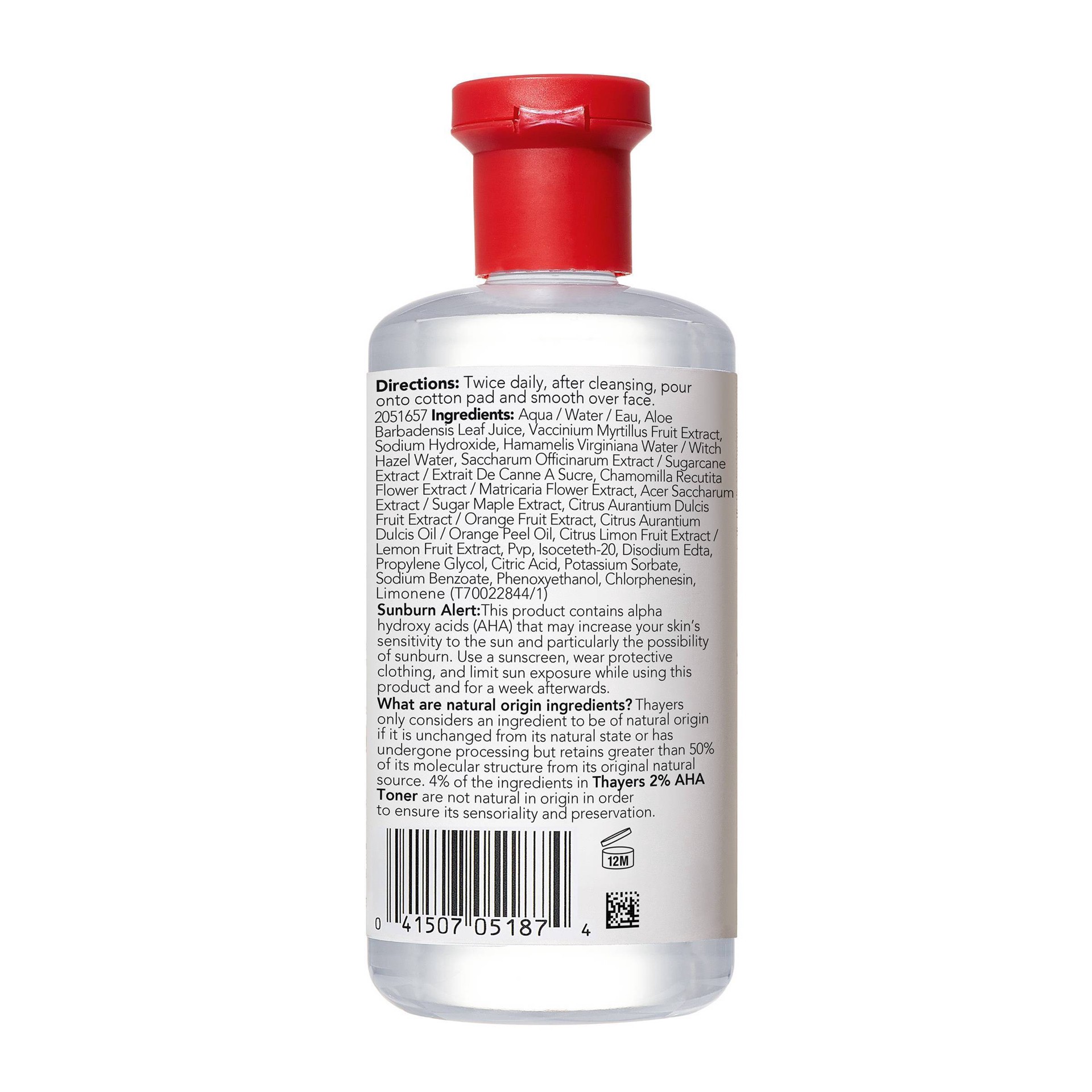 Thayers Natural Remedies 2% AHA Exfoliating Toner - 12 fl oz 12 fl oz ...