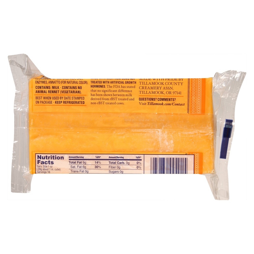 slide 7 of 7, Tillamook Medium Cheddar Cheese Loaf - 16oz, 16 oz