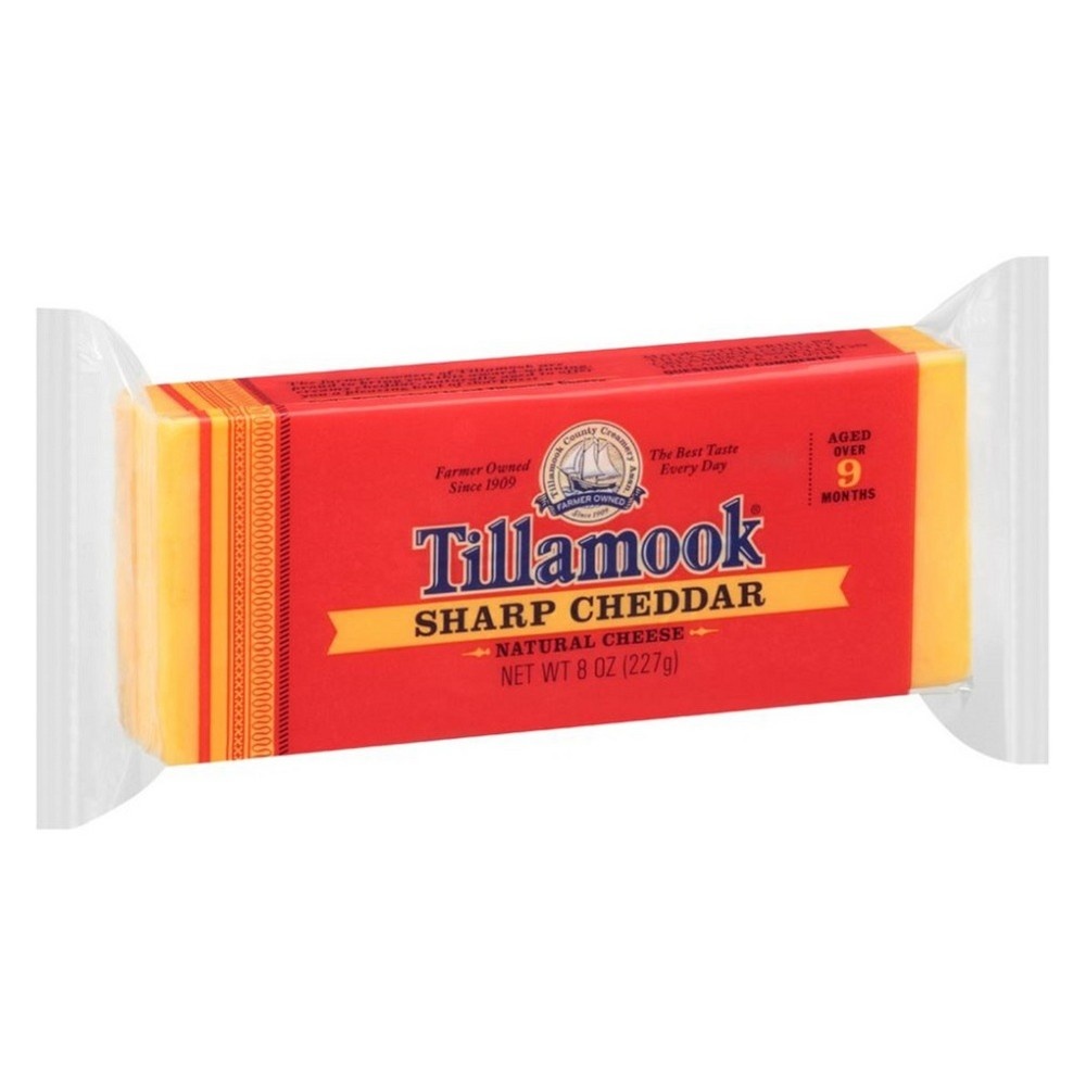 Tillamook Sharp Cheddar Cheese Loaf 8oz 8 oz Shipt