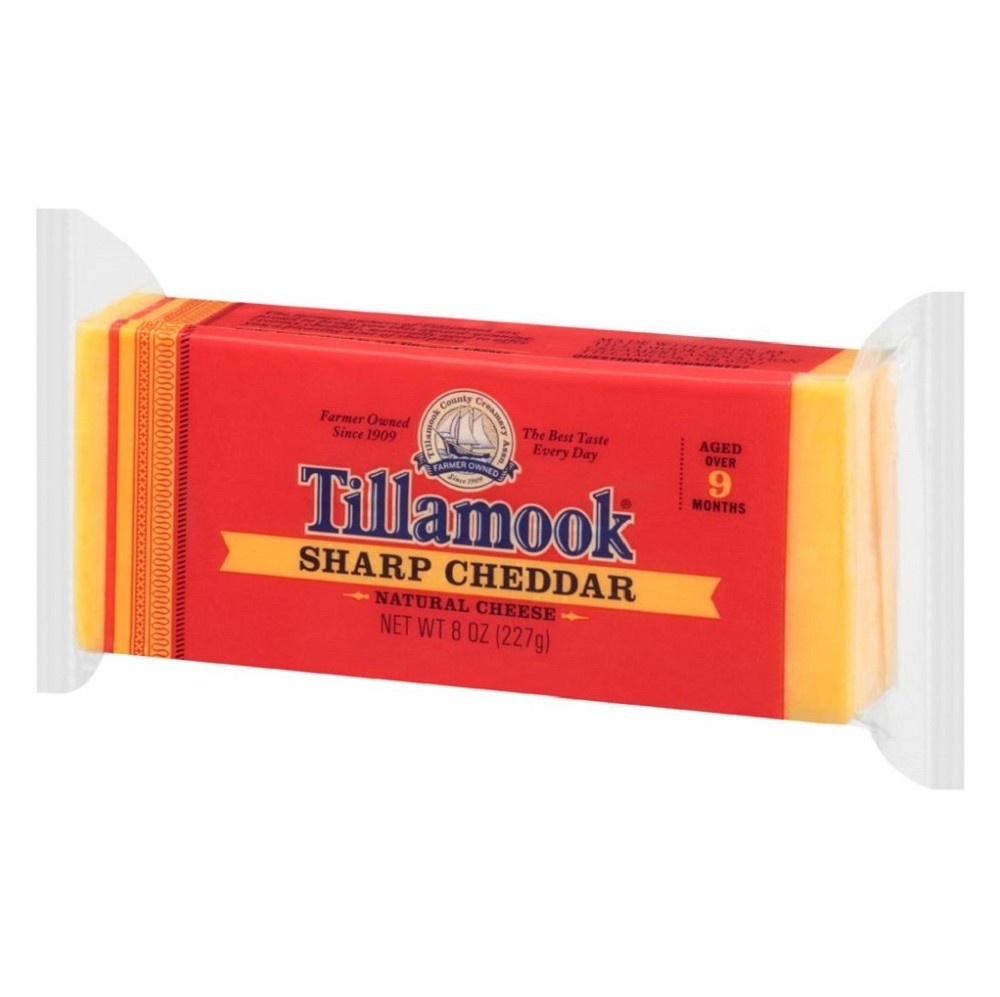 Tillamook Sharp Cheddar Cheese Loaf 8oz 8 oz Shipt
