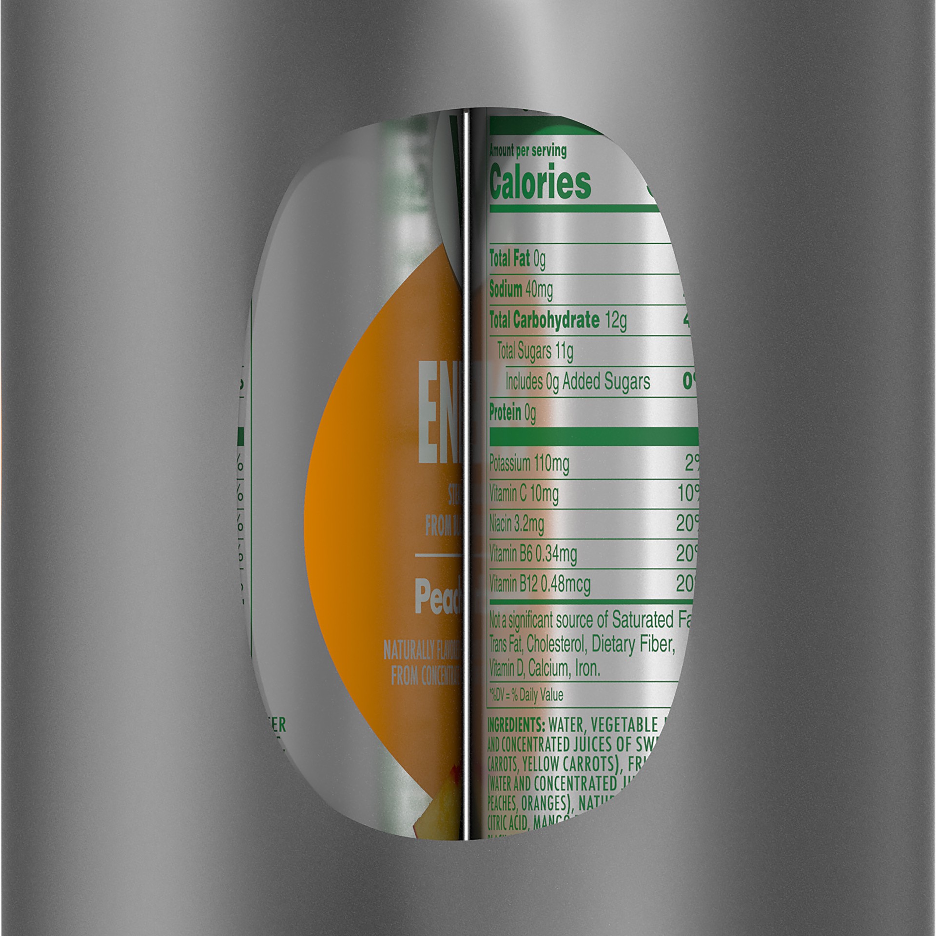 slide 3 of 5, V8 Peach Mango Juice Energy Drink, 48 fl oz