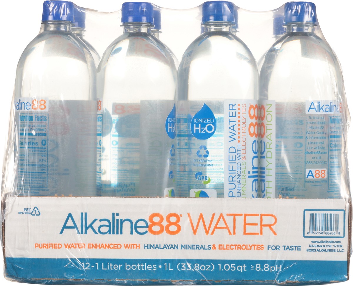 slide 10 of 14, Alkaline88 Purified Water - 12 ct, 12 ct