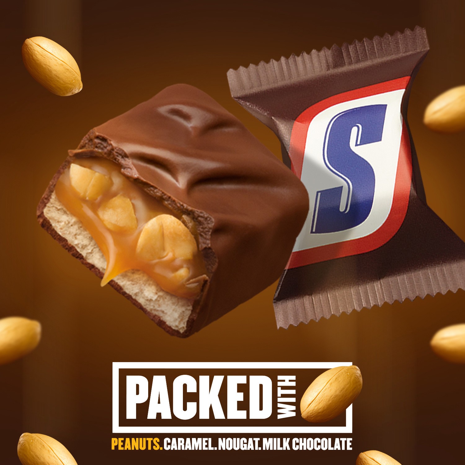 slide 7 of 8, SNICKERS Minis Size Milk Chocolate Candy Bars, Family Size, 18.0 oz Bag, 18 oz
