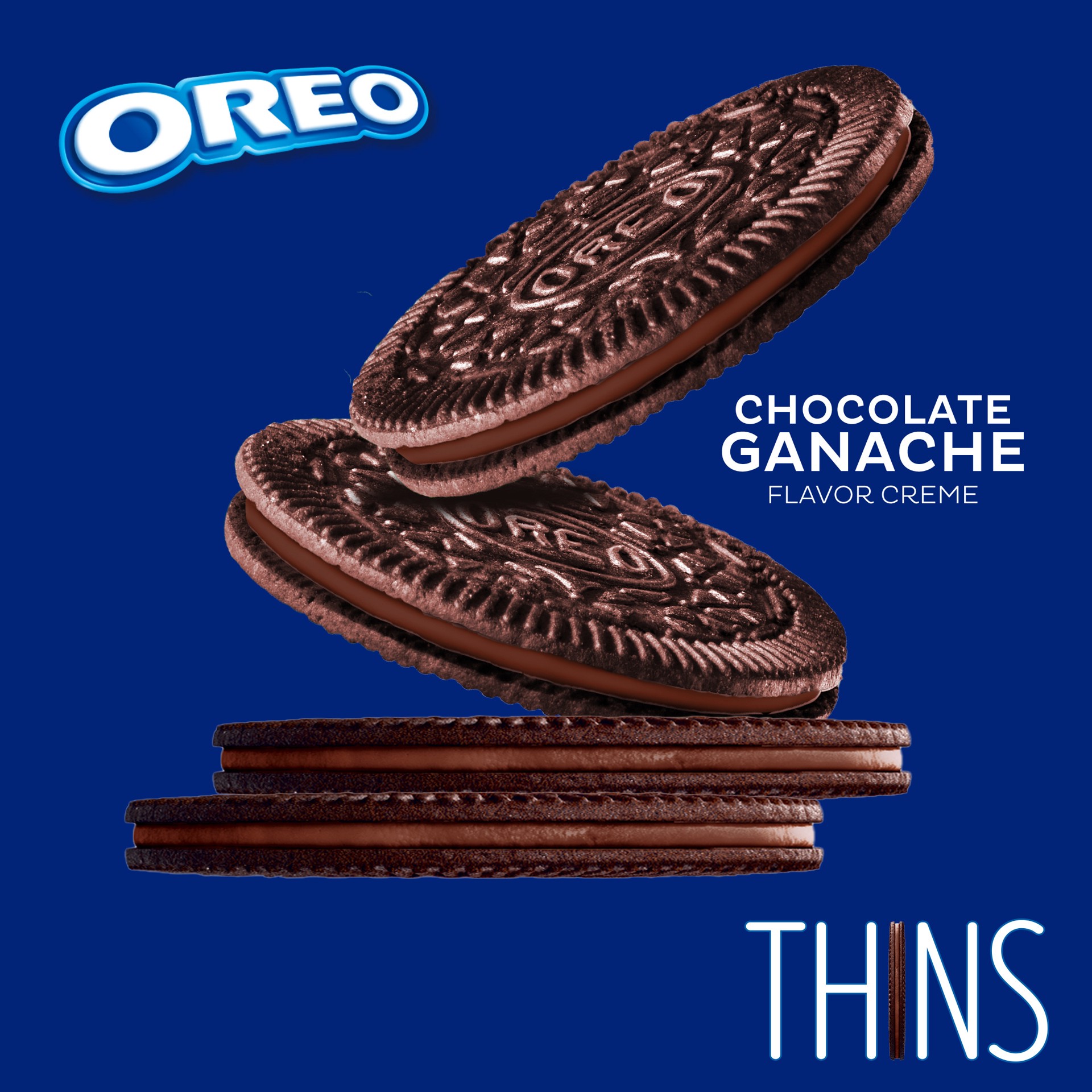 slide 2 of 5, NABISCO FAMILY SIZE OREO THINS CHOCOLATE GANACHE, 12.33 oz
